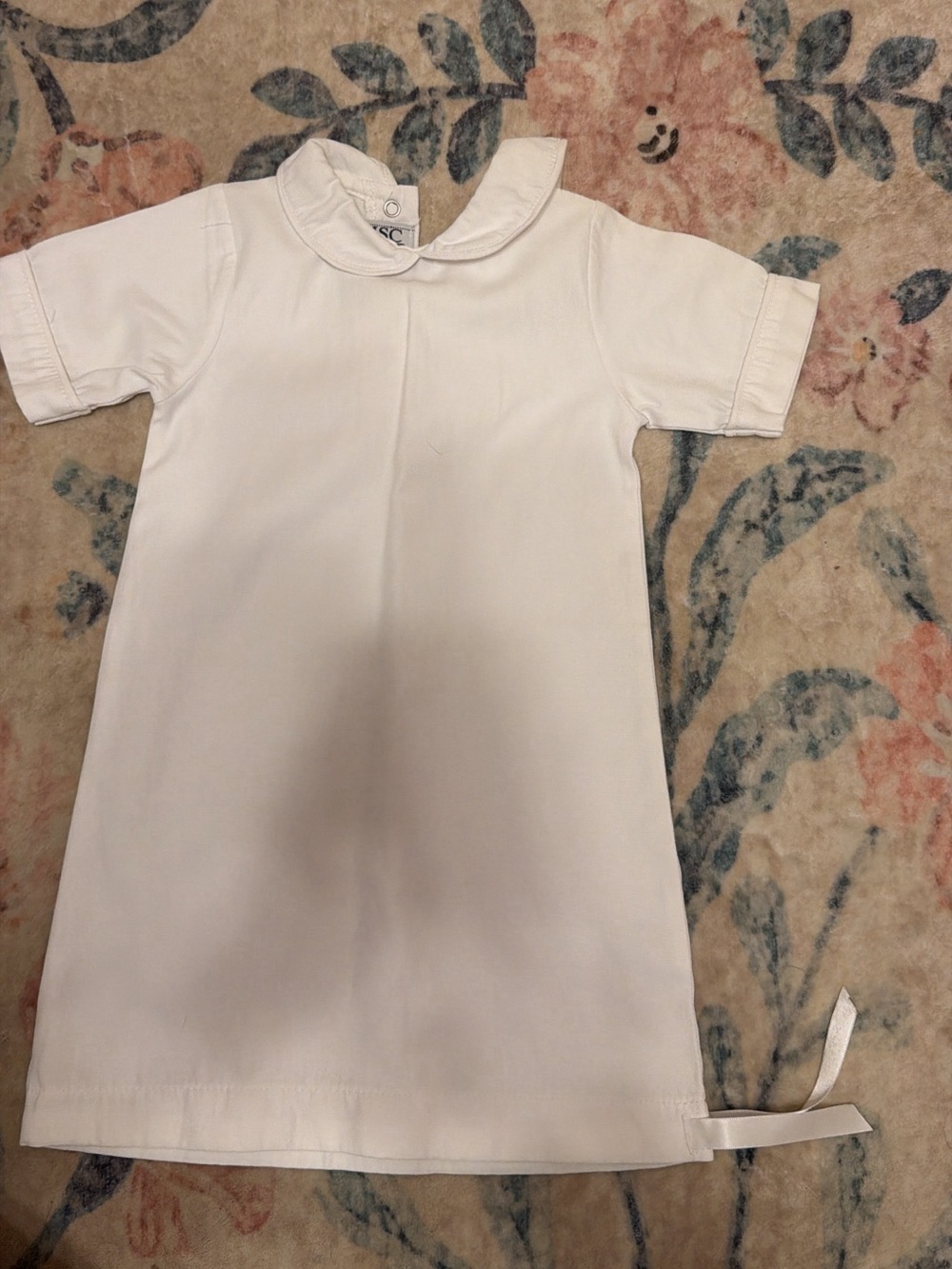Classic White Peter Pan Collar Kids Top